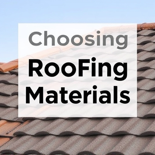 Choosing Roofing Materials