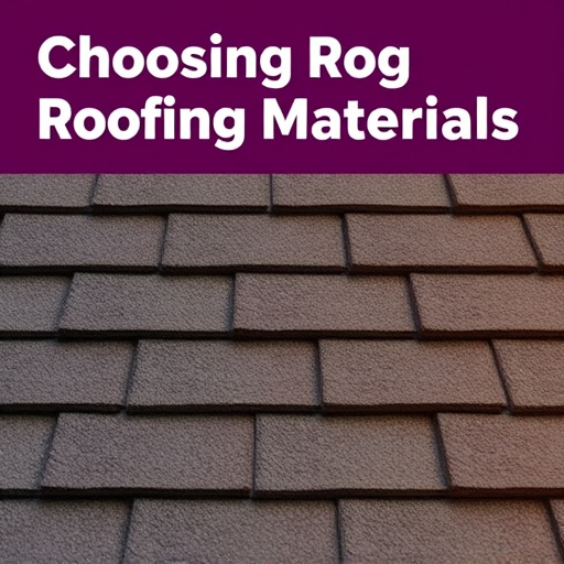 Choosing Roofing Materials