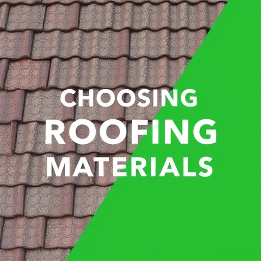 Choosing Roofing Materials