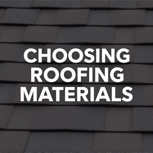 Choosing Roofing Materials