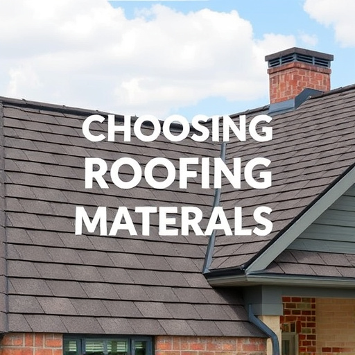 Choosing Roofing Materials
