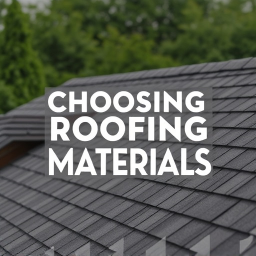 Choosing Roofing Materials