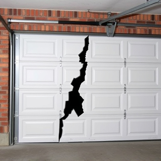 common causes of broken garage door tracks and rollers