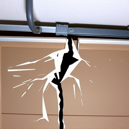 common causes of broken garage door tracks and rollers