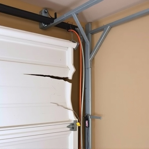 common causes of broken garage door tracks and rollers