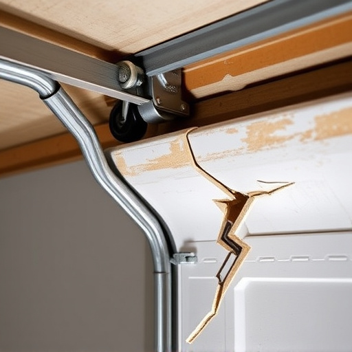 common causes of broken garage door tracks and rollers