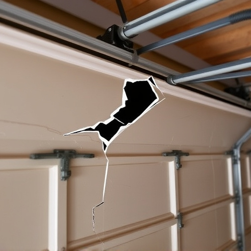 common causes of broken garage door tracks and rollers