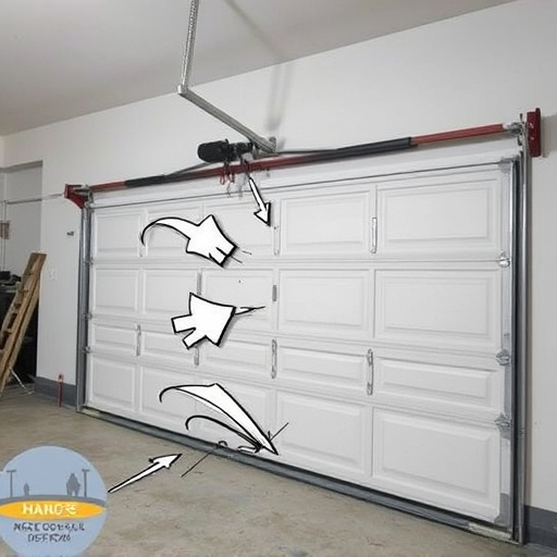 common causes of broken garage door tracks and rollers