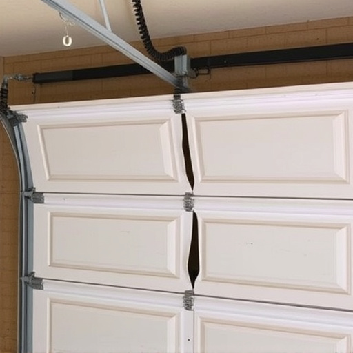 common causes of broken garage door tracks and rollers