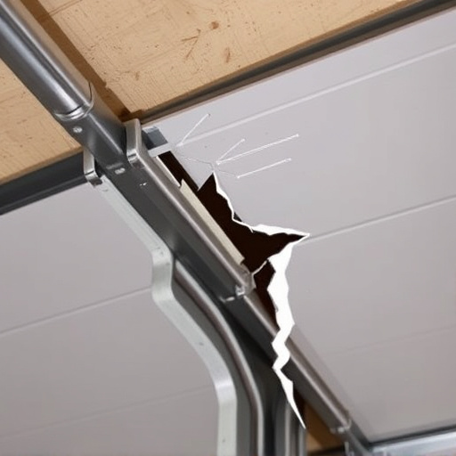 common causes of broken garage door tracks and rollers