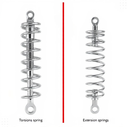 difference between torsion and extension springs explained