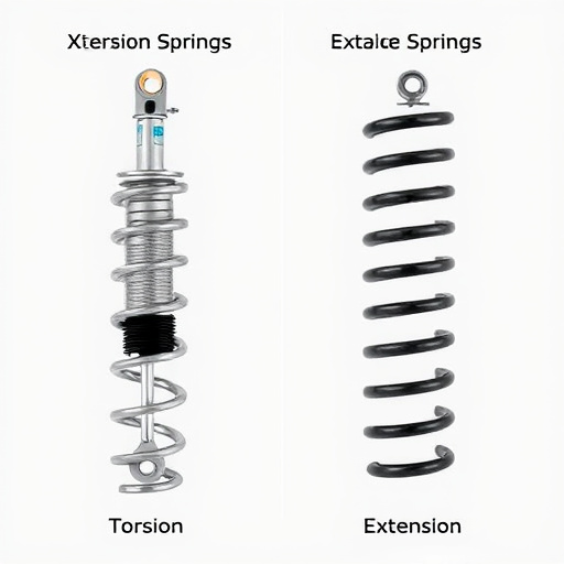 difference between torsion and extension springs explained