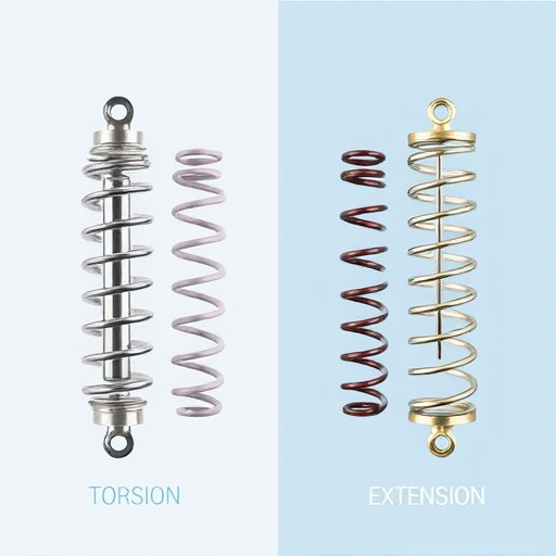 difference between torsion and extension springs explained