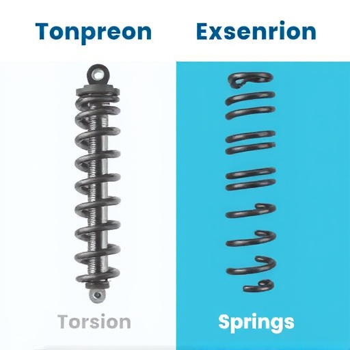 difference between torsion and extension springs explained