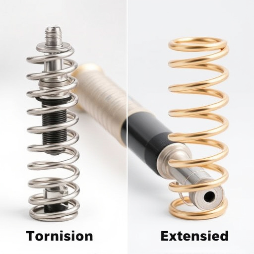 difference between torsion and extension springs explained