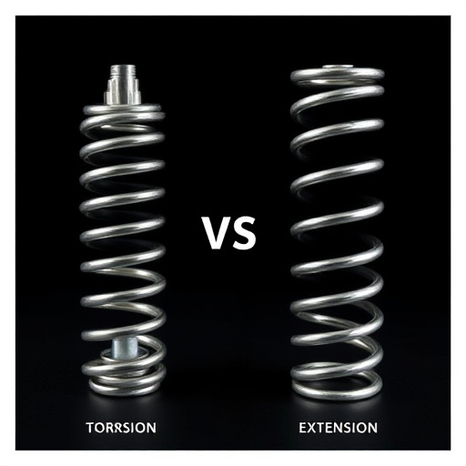 difference between torsion and extension springs explained