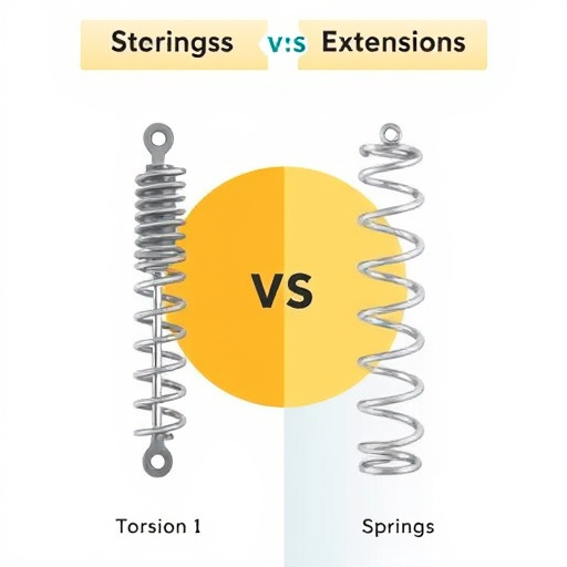 difference between torsion and extension springs explained