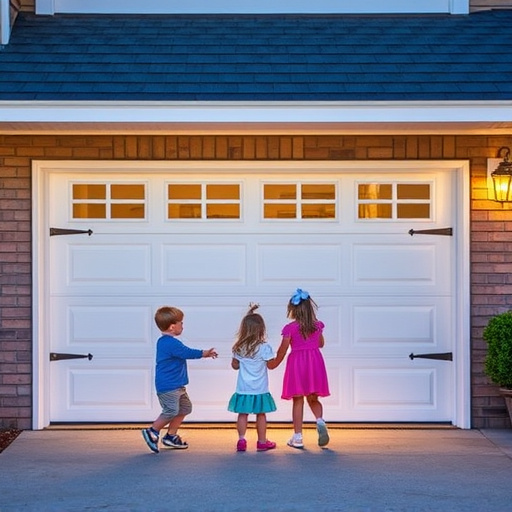 garage door safety tips for families with children