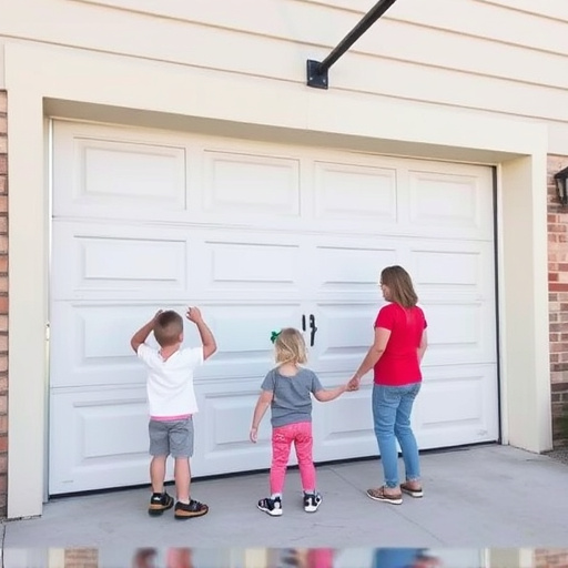garage door safety tips for families with children