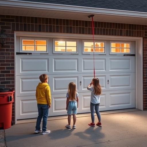 garage door safety tips for families with children