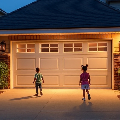 garage door safety tips for families with children