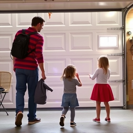garage door safety tips for families with children