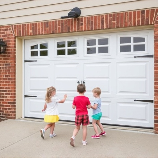 garage door safety tips for families with children