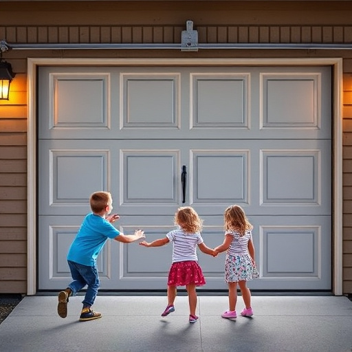garage door safety tips for families with children
