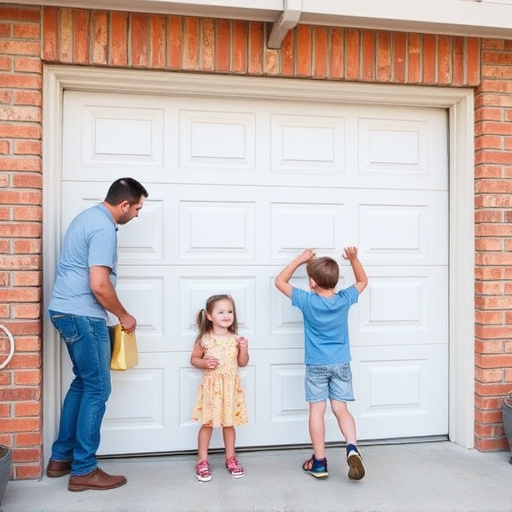 garage door safety tips for families with children
