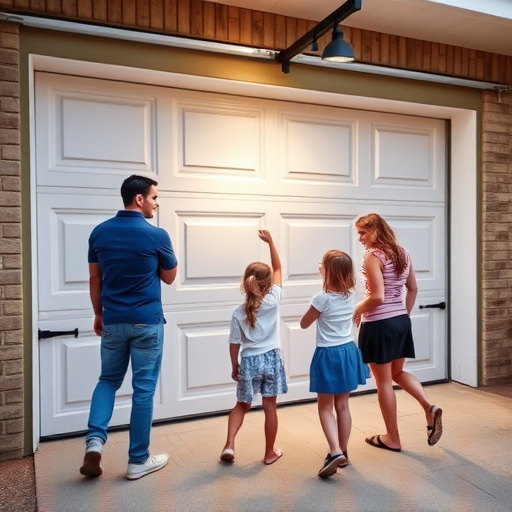 garage door safety tips for families with children