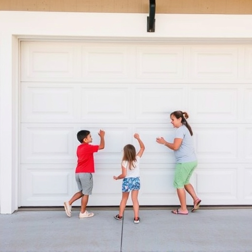 garage door safety tips for families with children