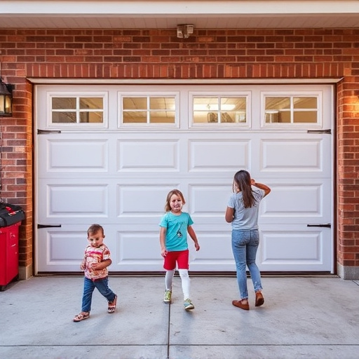 garage door safety tips for families with children