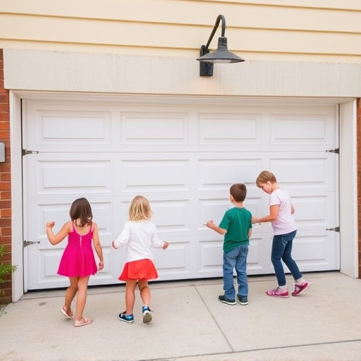 garage door safety tips for families with children