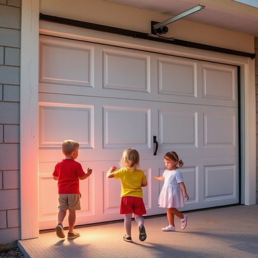 garage door safety tips for families with children