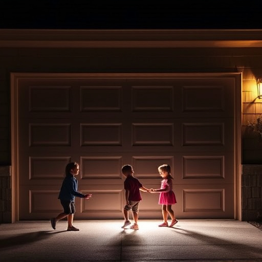 garage door safety tips for families with children