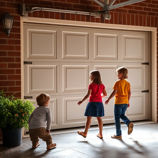 garage door safety tips for families with children