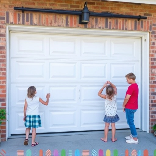 garage door safety tips for families with children