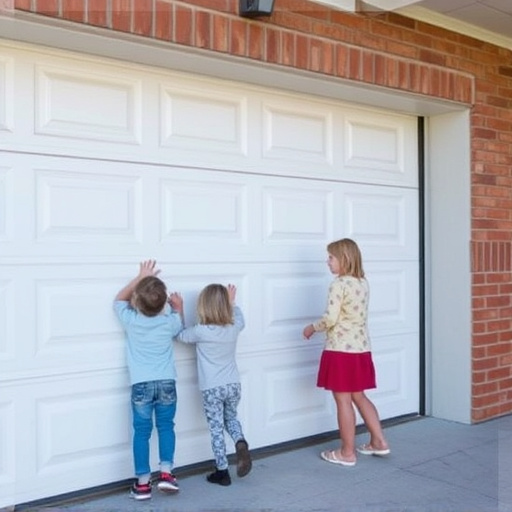garage door safety tips for families with children