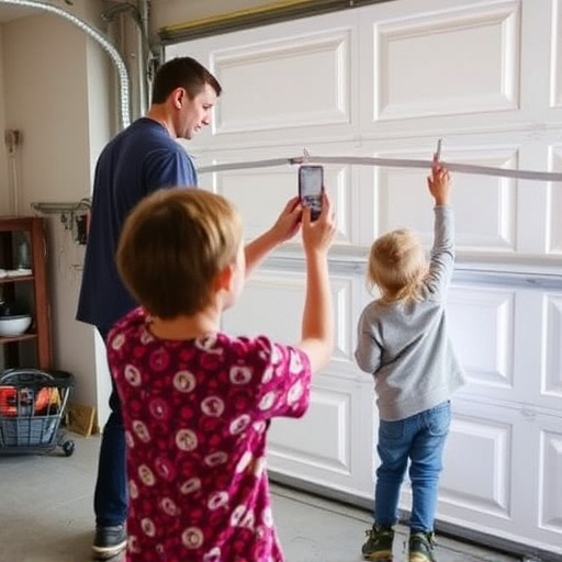 garage door safety tips for families with children