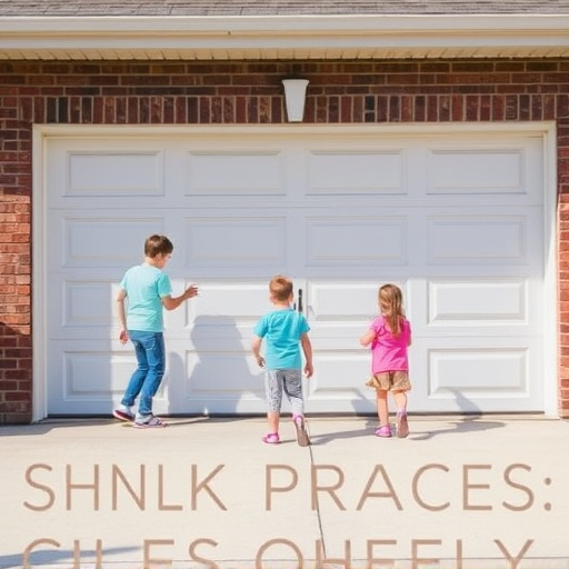 garage door safety tips for families with children