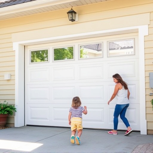 garage door safety tips for families with children