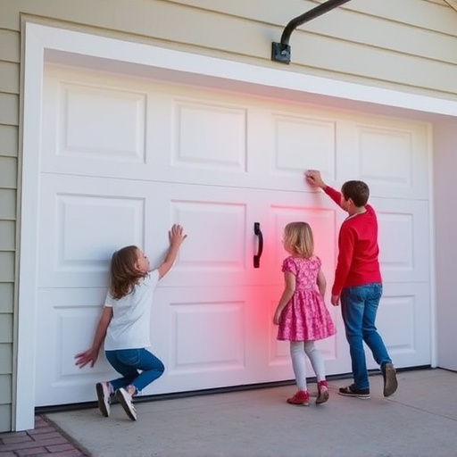 garage door safety tips for families with children