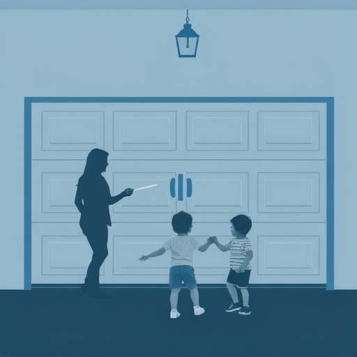garage door safety tips for families with children