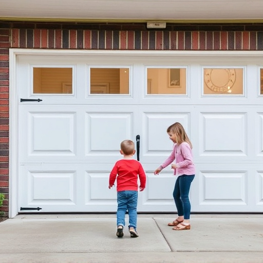 garage door safety tips for families with children
