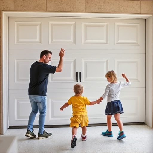 garage door safety tips for families with children