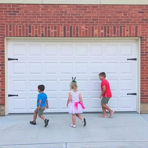 garage door safety tips for families with children