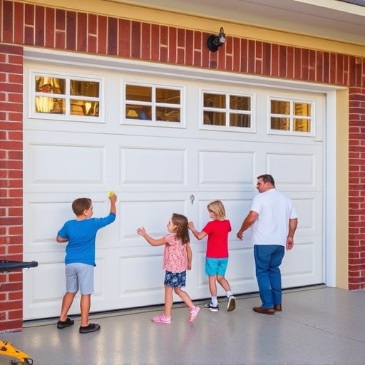 garage door safety tips for families with children