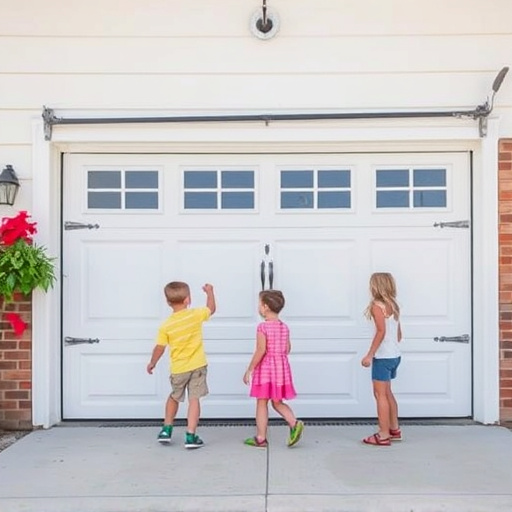 garage door safety tips for families with children