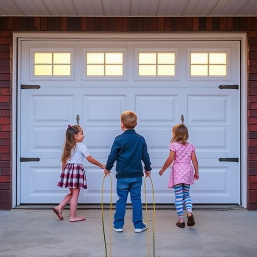 garage door safety tips for families with children