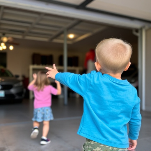garage door safety tips for families with children
